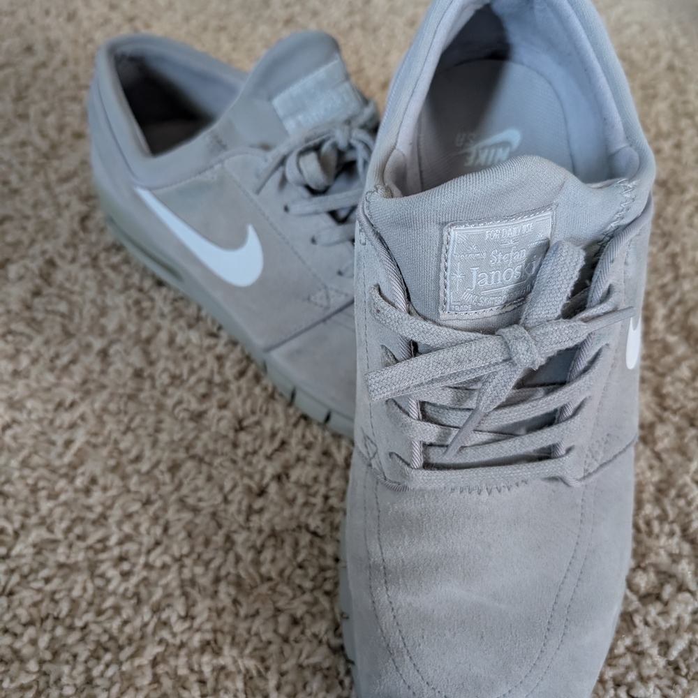 Nike Air Max Stefan Janoski Light Gray Men's Sneakers